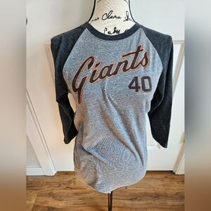 Giants Bumgarner baseball t shirt medium